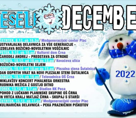 Program drugega tedna veselega decembra v Črni na Koroškem