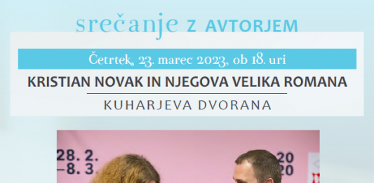Srečanje z avtorjem Kristianom Novakom