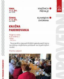 KNJIŽNA PABERKOVANJA – knjižnica Prevalje in Kuharjeva dorana Ravne