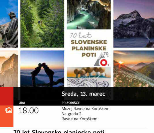 70 let Slovenske planinske poti