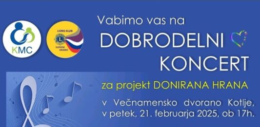 Dobrodelni koncert ‘Korenine preteklosti, sadovi prihodnosti’