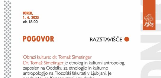 Obrazi kulture: Dr. Tomaž Simetinger-pogovor