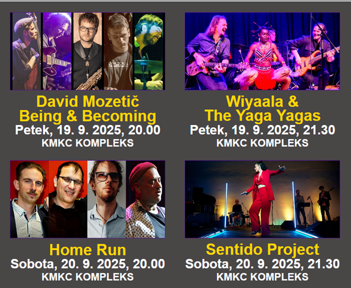 Finale 21. Festivala slovenskega jazza bo ta petek in soboto v KMKC Kompleks na Ravnah