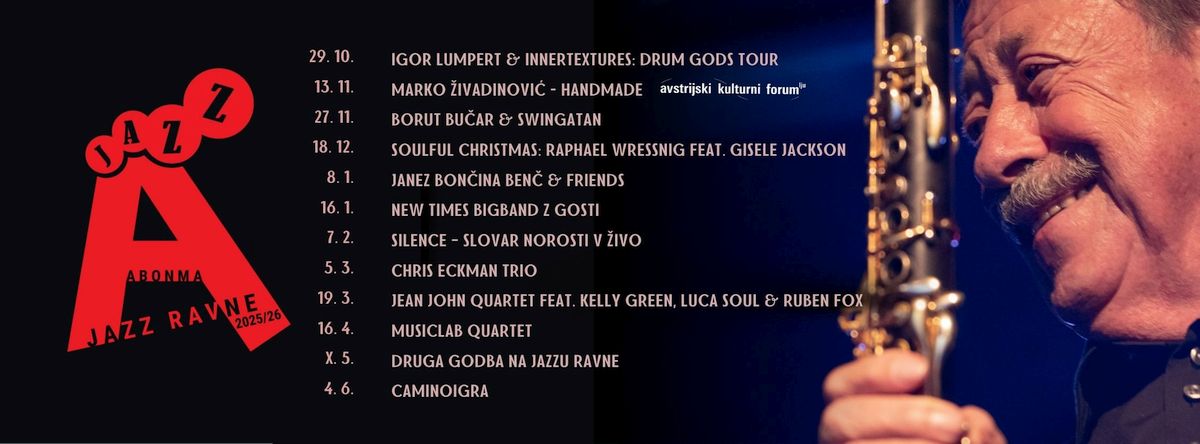 V sredo se začne že 19. Abonma Jazz Ravne