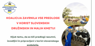 Koalicija zavrnila vse predloge v korist slovenskih družinskih in malih kmetij