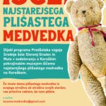 Poziv: Iščemo najstarejšega plišastega medvedka na Koroškem