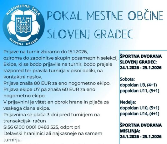 Največji zimski nogometni dogodek za mlade nogometa v naši regiji