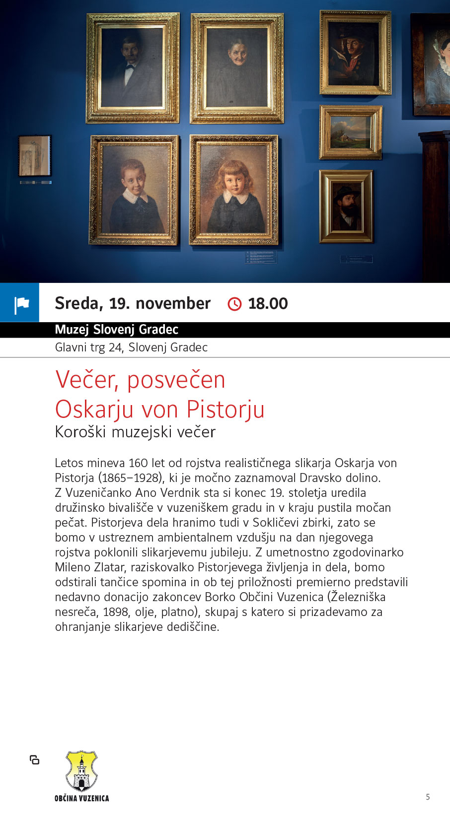 Večer, posvečen Oskarju von Pistorju