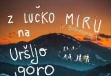 Z lučko miru na Uršljo goro