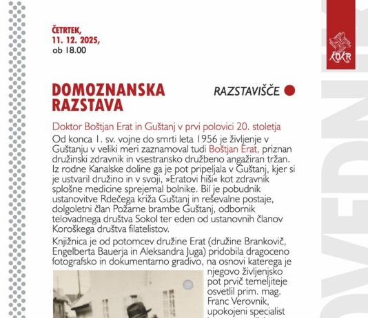 Doktor Boštjan Erat in Guštanj v prvi polovici 20.stoletja