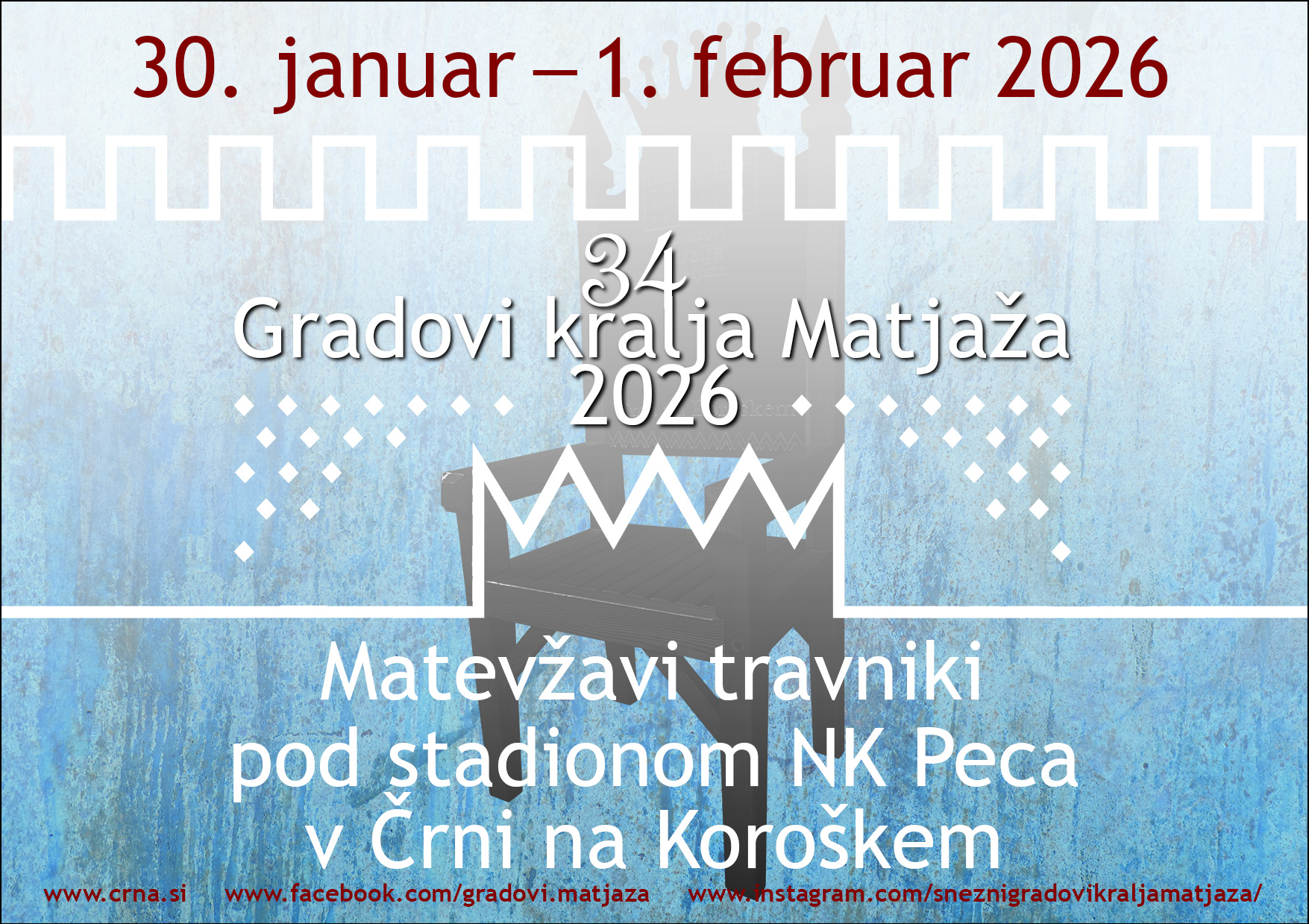 34. prireditev gradenj Gradov kralja Matjaža 2026 se bo znova izvedla na prostrani livadi na Pristavi