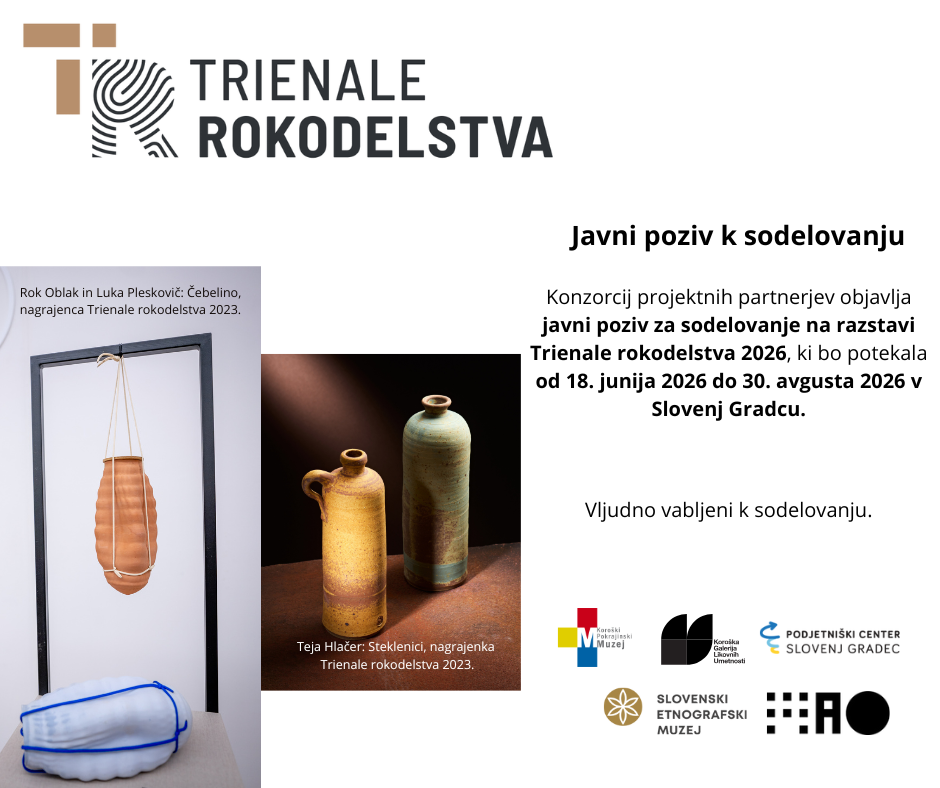 Javni poziv k sodelovanju: TRIENALE ROKODELSTVA 2026