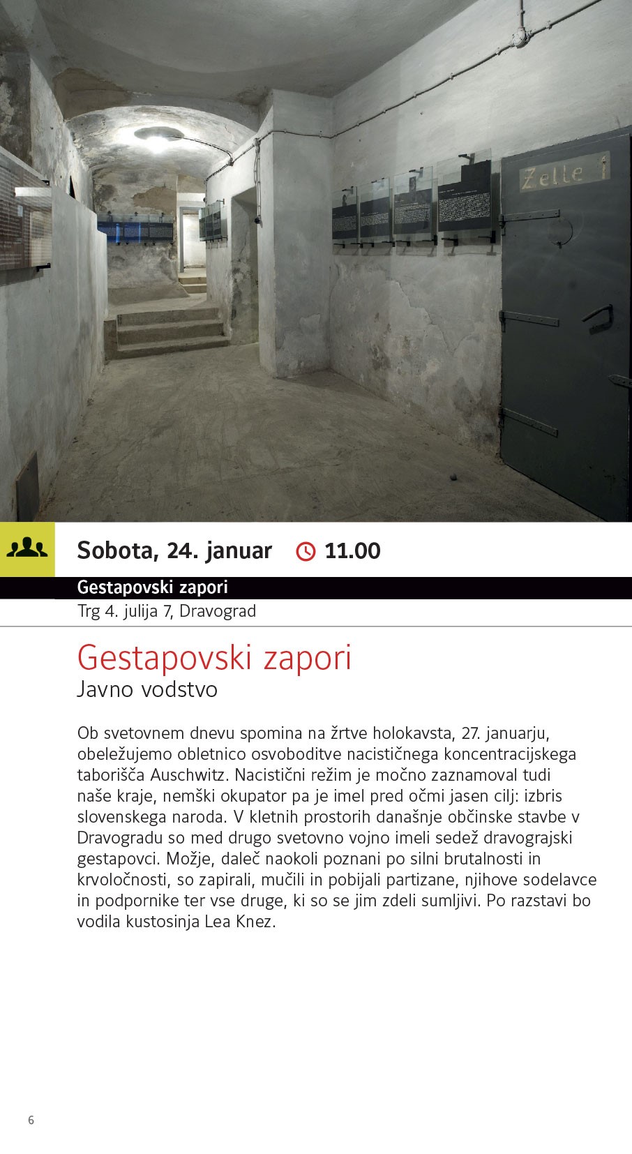 Vabilo: Gestapovski zapori