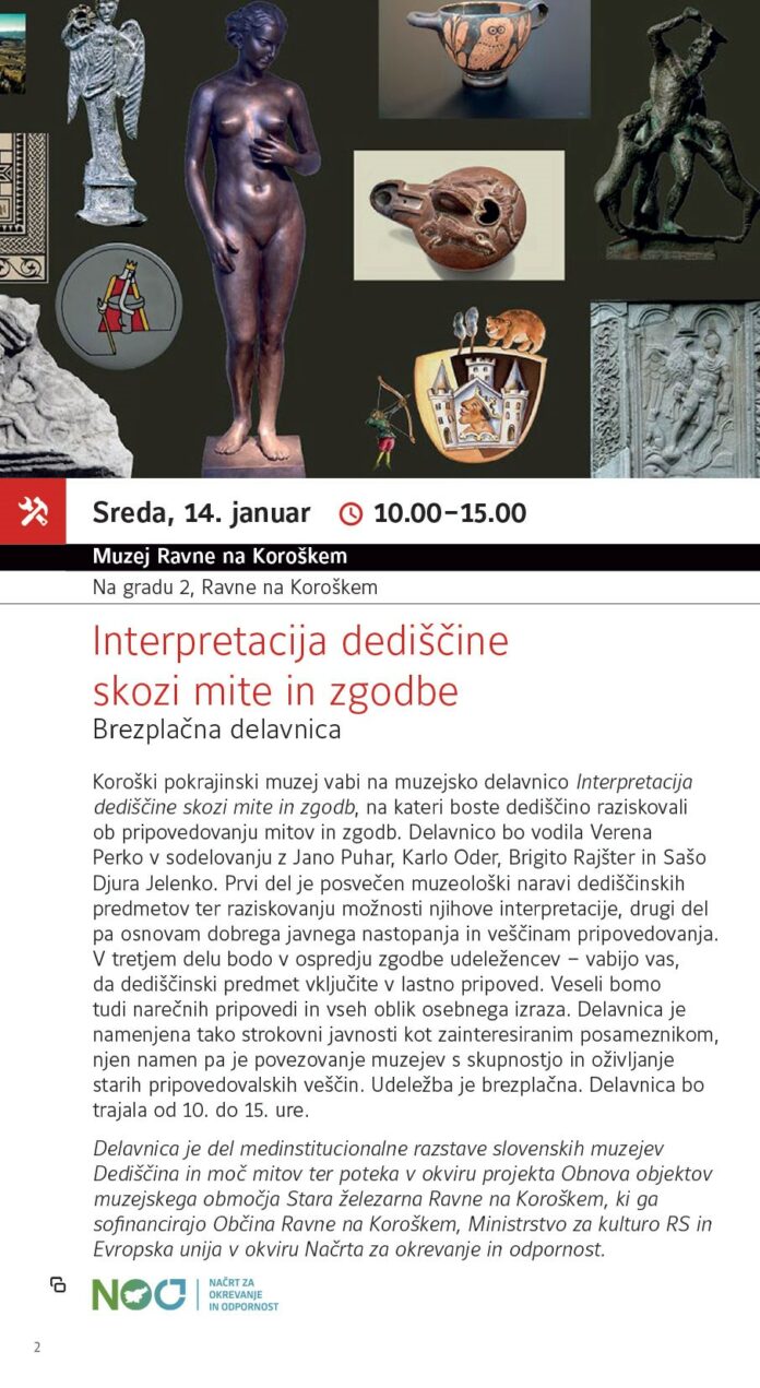 Vabilo_Interpretacija dediščine skozi mite in zgodb