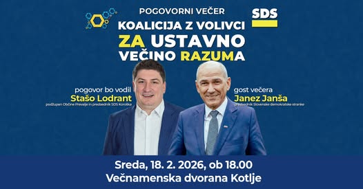 Koalicija z volivci – pogovorni večer s predsednikom SDS Janezom Janšo