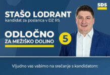 Vabljeni na prijetno druženje ob čaju in zakuhančku s kandidatom za poslanca Stašom Lodrantom