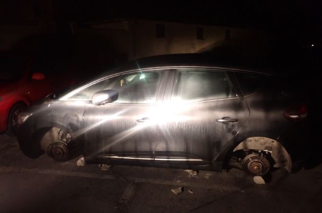 Na celjskem, mariborskem in ptujskem območju smo v zadnjih mesecih obravnavali več tatvin avtomobilskih platišč s pnevmatikami