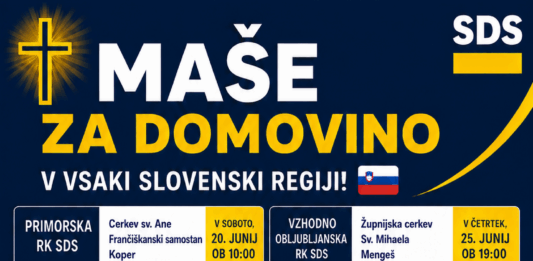 Vabilo k maši za domovino ob dnevu državnosti