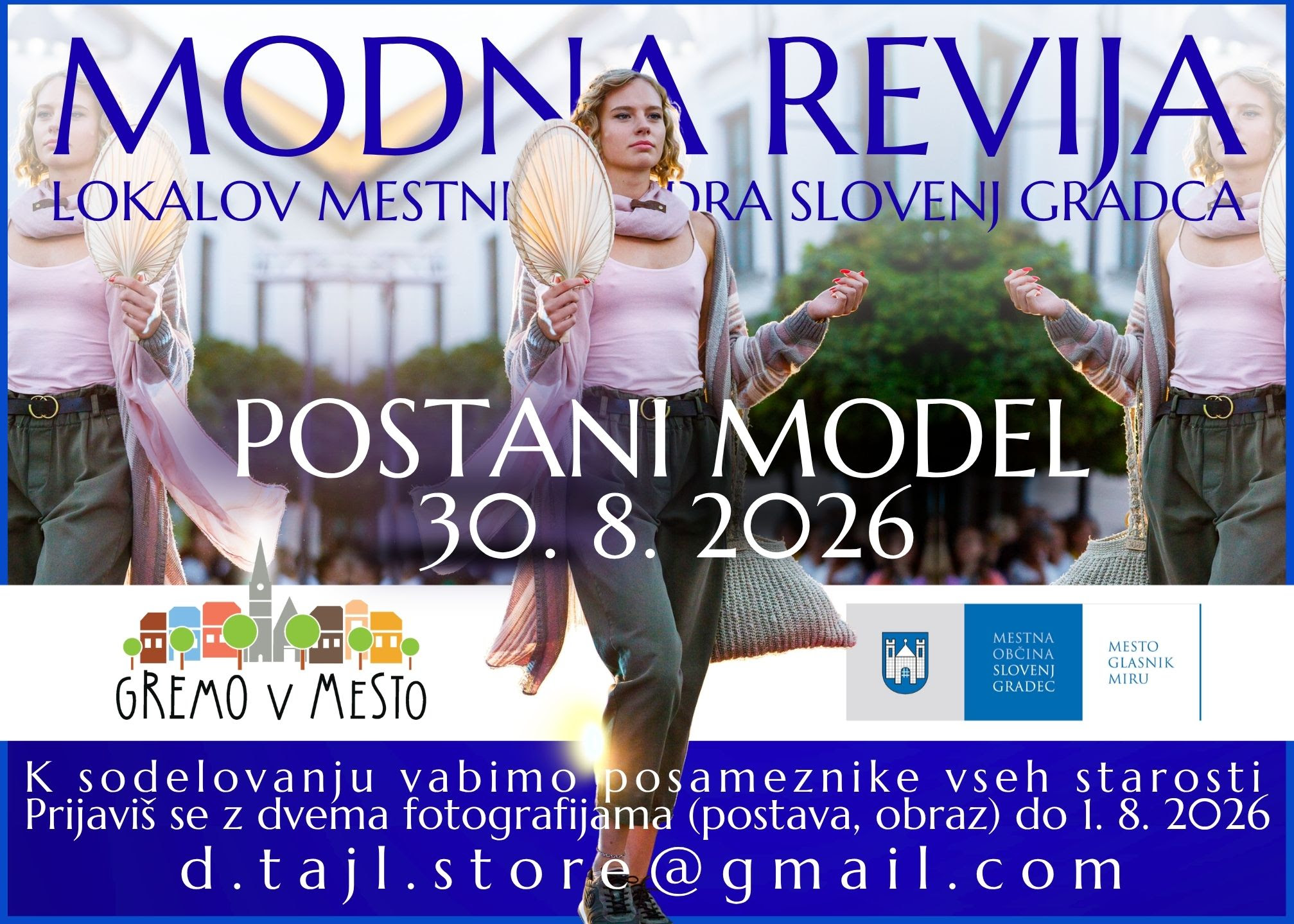 Modna revija lokalov mestnega jedra Slovenj Gradca