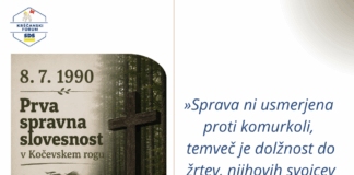 »8. julij 1990 – Kočevski rog: Brez resnice ni sprave«