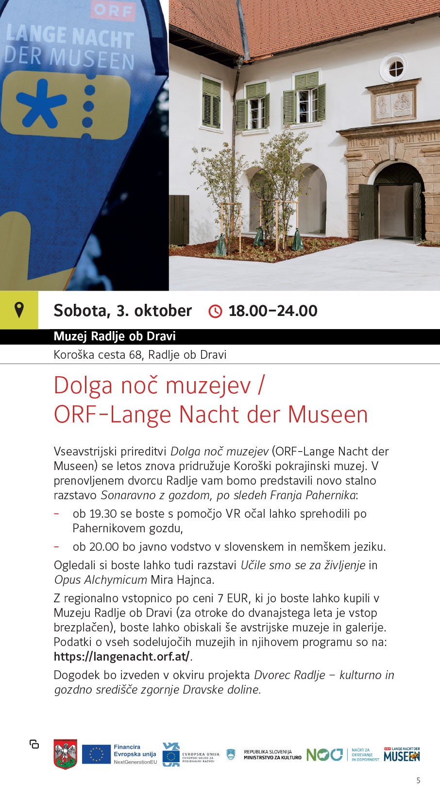Dolga noč muzejev / ORF-Lange Nacht der Museen