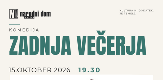 V Narodni dom Mežica prihaja ZADNJA VEČERJA